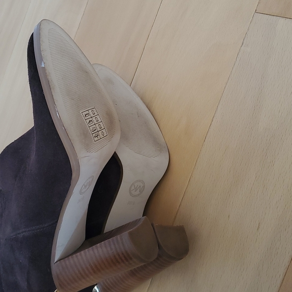 Over the knee sued boots . MK size. 8.5M - Picture 5 of 7